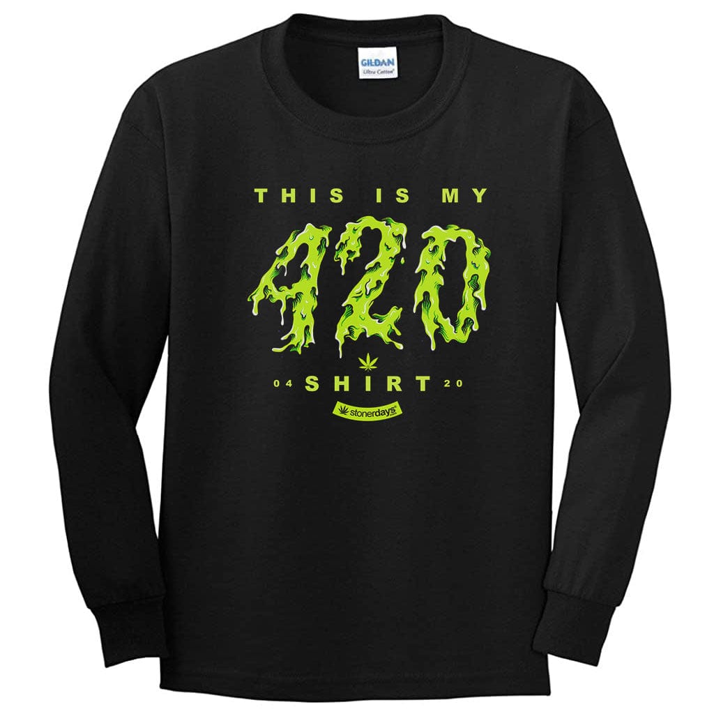 StonerDays Apparel This is my 420 Shirt Long Sleeve