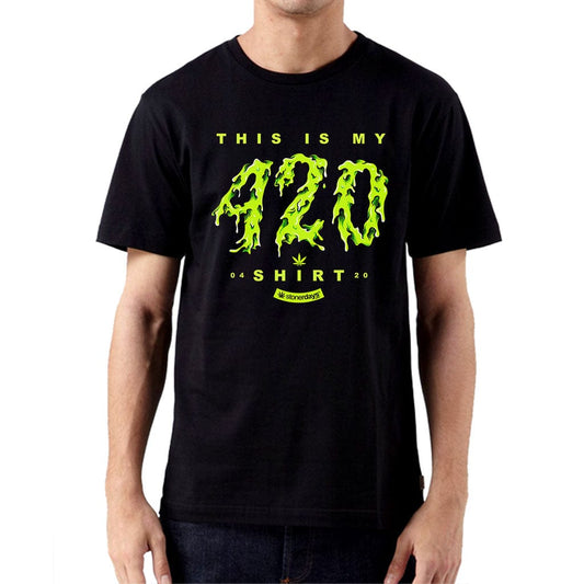 StonerDays Apparel SMALL This is my 420 Shirt