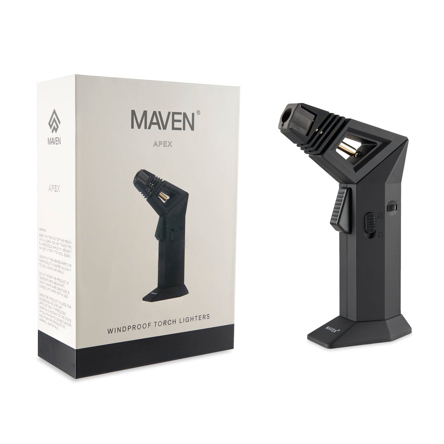 Maven Butane Torches Black Apex Butane Torch Lighter