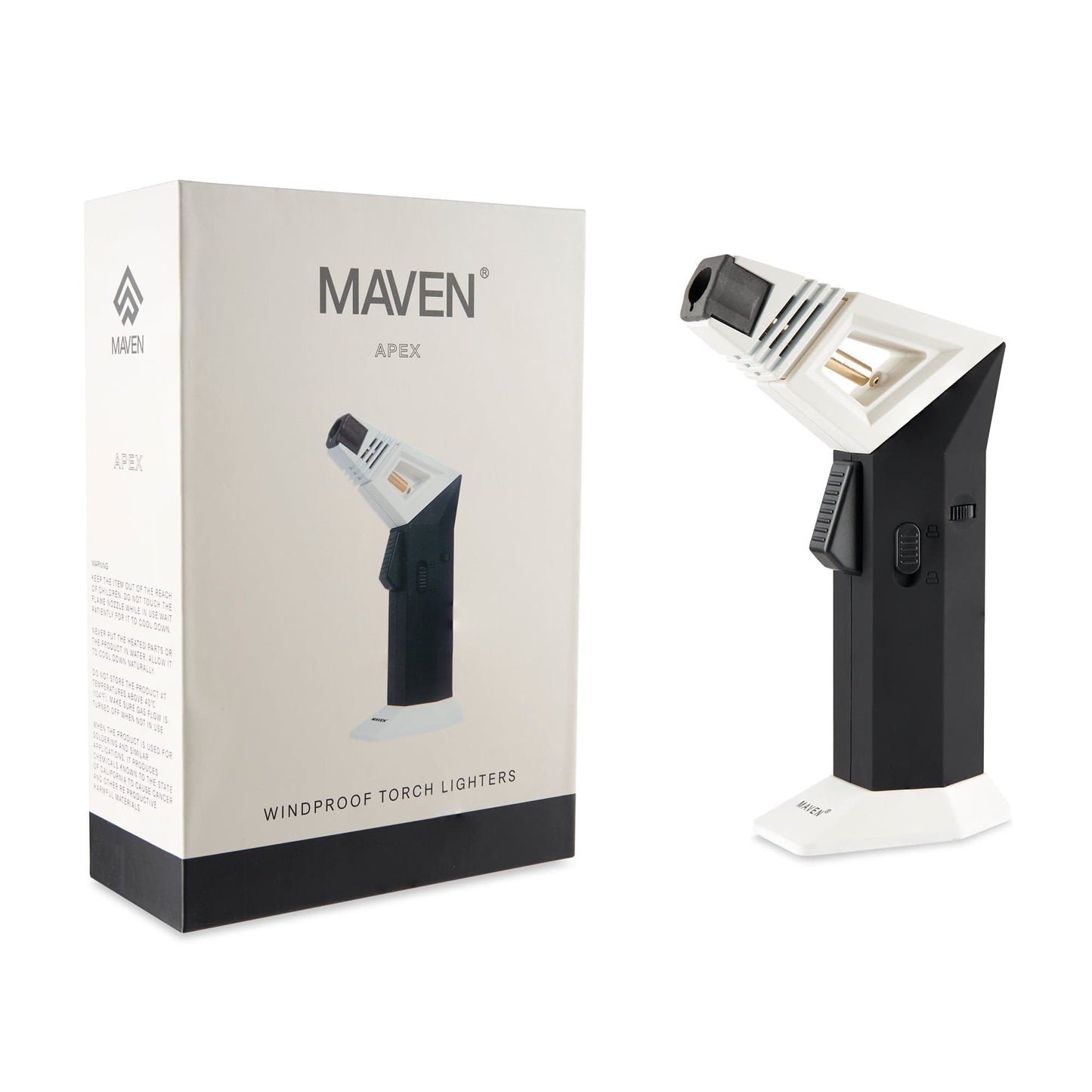 Maven Butane Torches White Apex Butane Torch Lighter