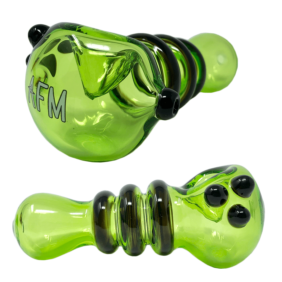 AFM Smoke Hand Pipe 4.5" AFM Tiger Stripe Color Hand Pipe