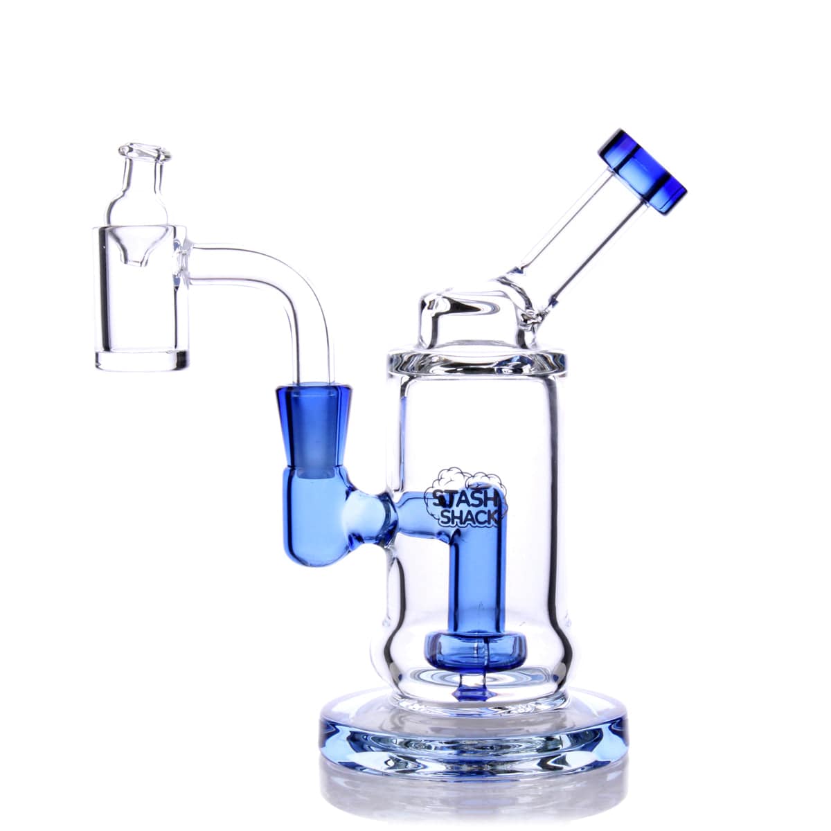 The Stash Shack Dab Rig Blue TerpDroid Mini Rig