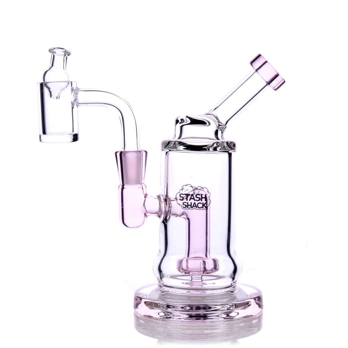 The Stash Shack Dab Rig Pink TerpDroid Mini Rig