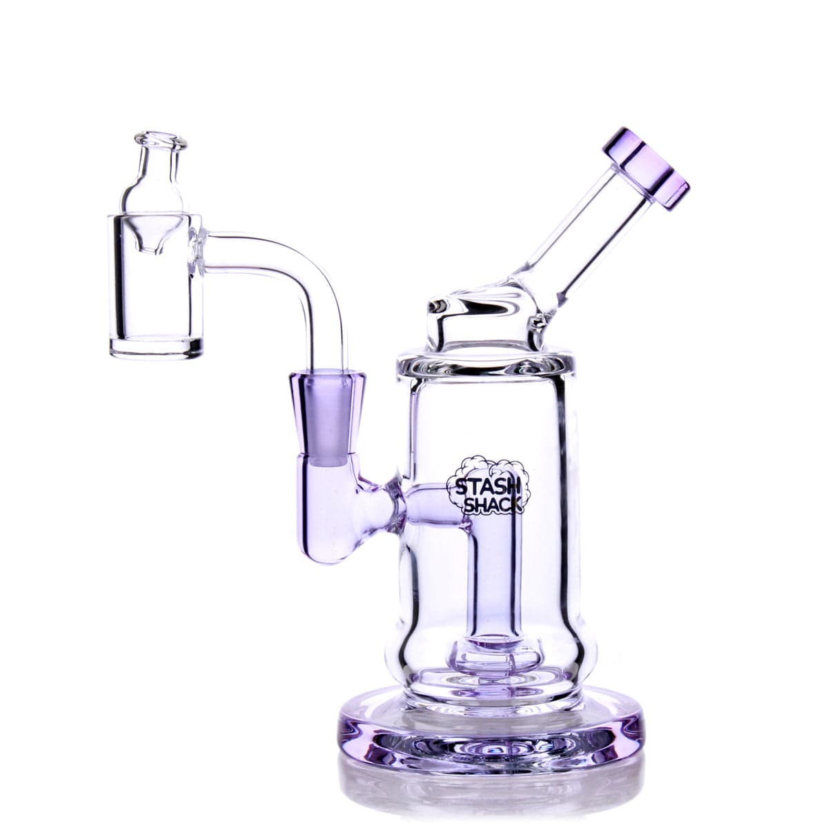 The Stash Shack Dab Rig Purple TerpDroid Mini Rig