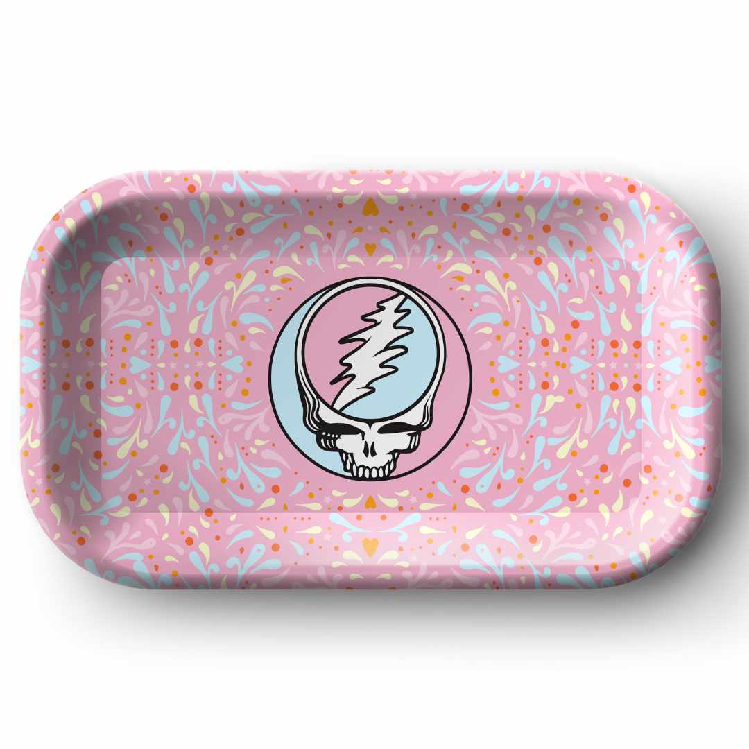 Blazy Susan Grateful Dead Metal Rolling Tray - Medium