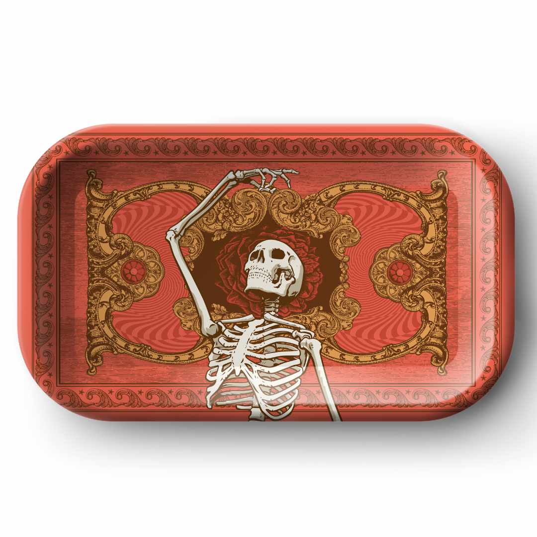 Blazy Susan Grateful Dead Metal Rolling Tray - Medium
