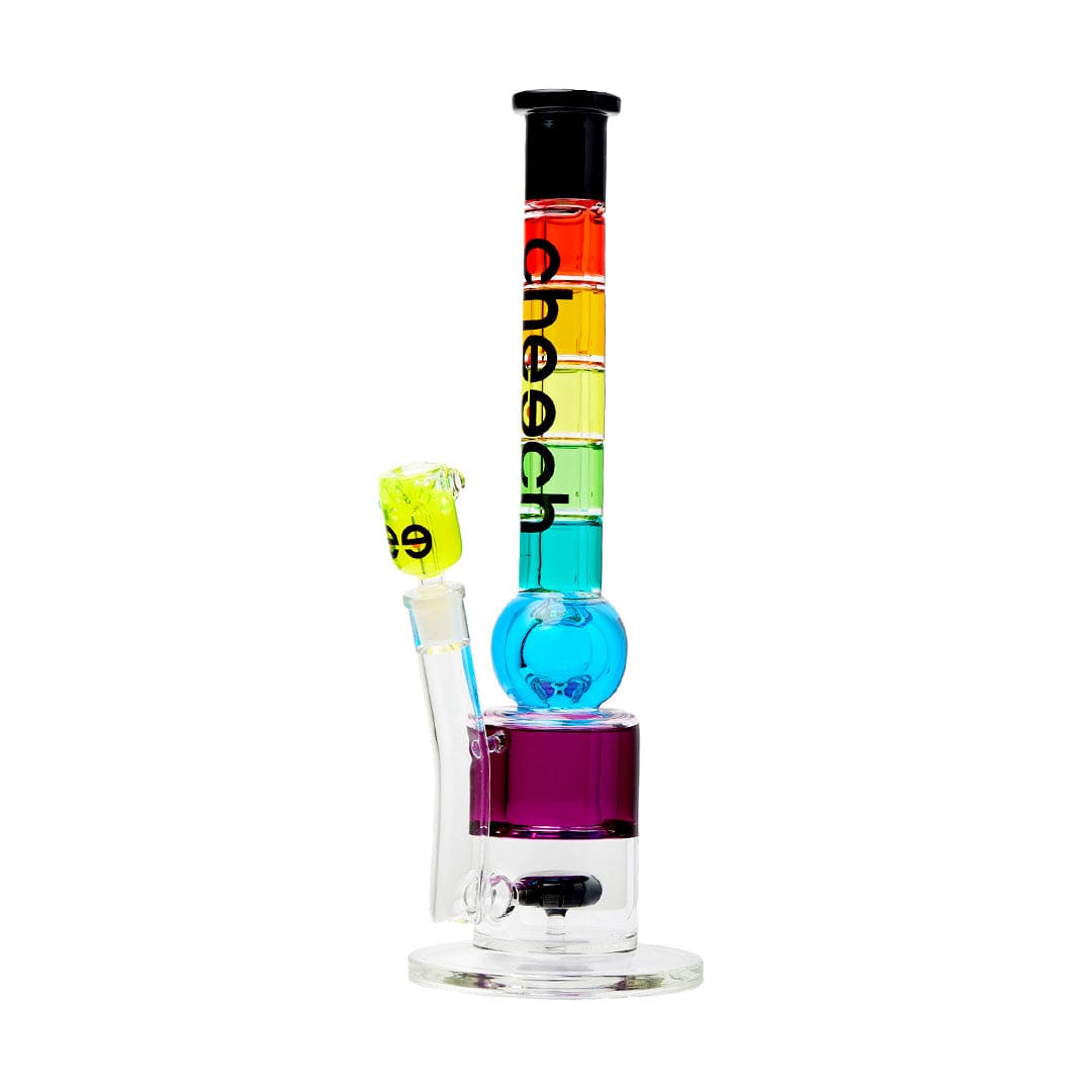 Cheech Glass Bong Cheech Glass 18" Rainbow Glycerin Water Pipe