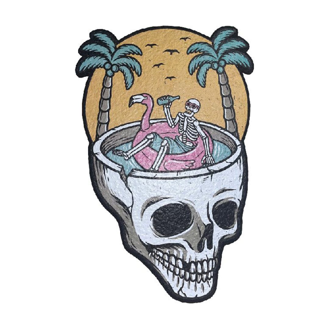 East Coasters Dab Mats Tropical Skull 11" Dab Mats