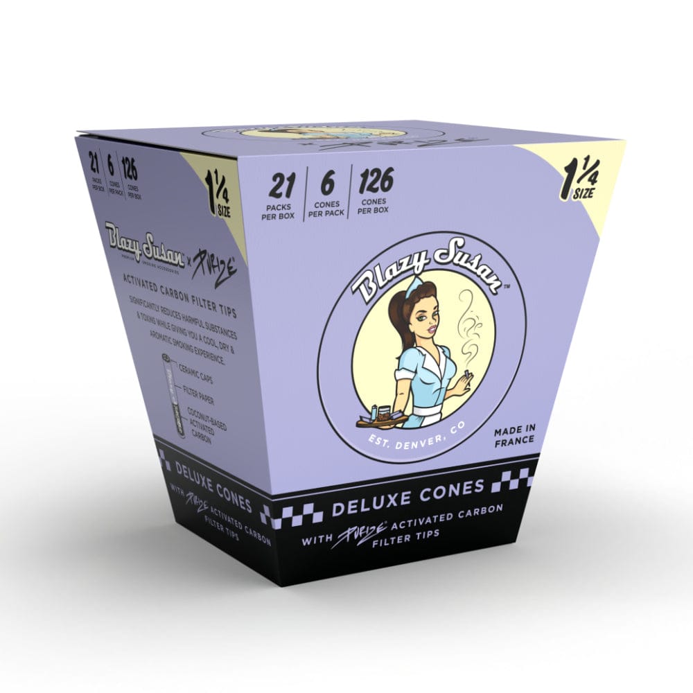 Blazy Susan Pre Rolled Cones with Purize Filters - Display Box