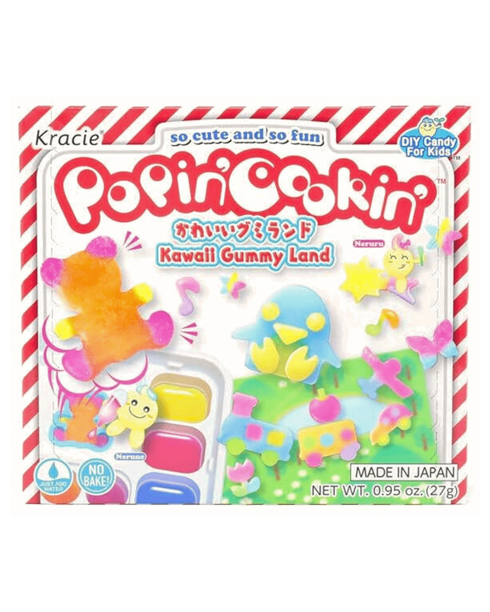 Popin' Cookin' Snacks DIY Candy Making Kit - Tanoshii Kawaii Gummy Land