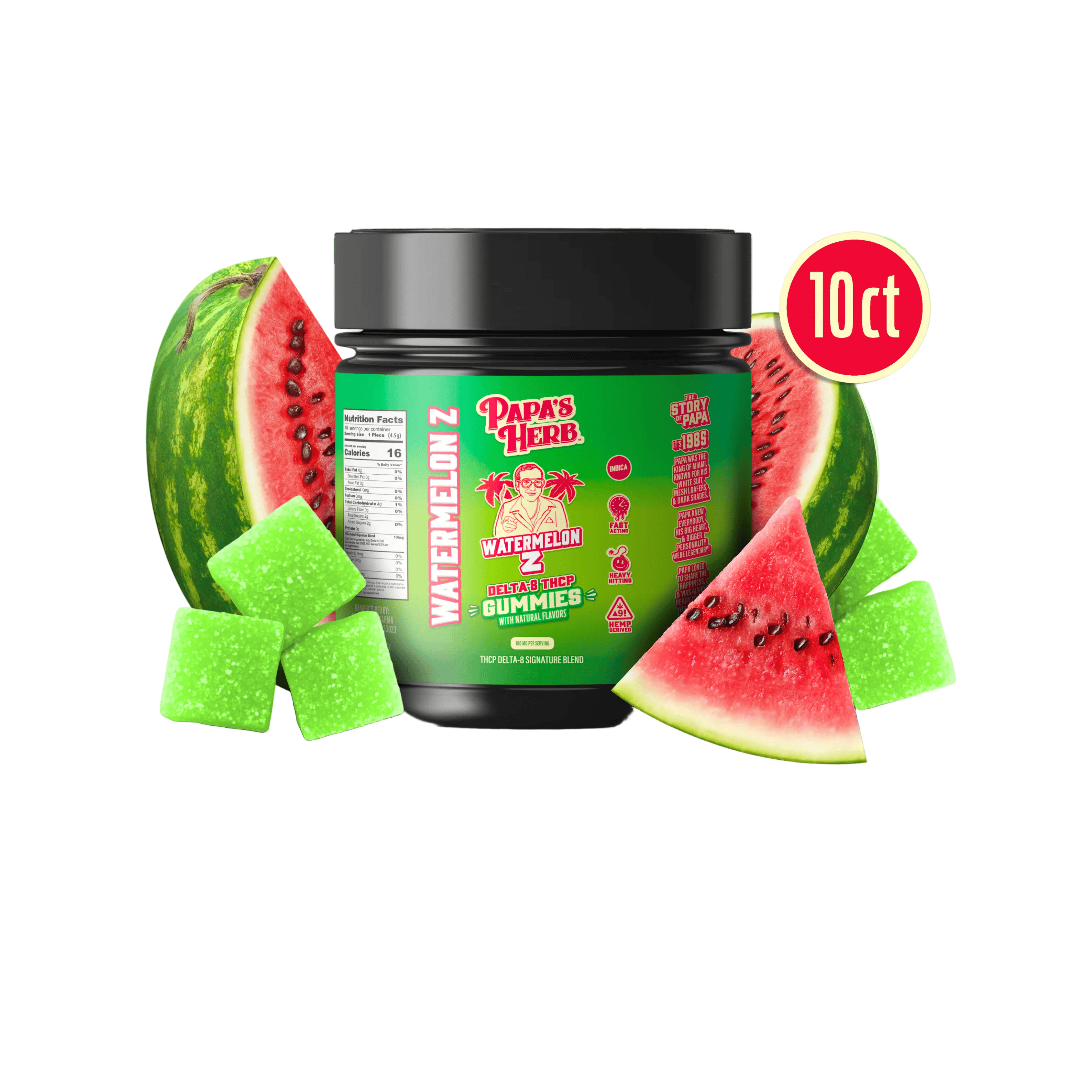 Papa's Herb Watermelon Z Gummies
