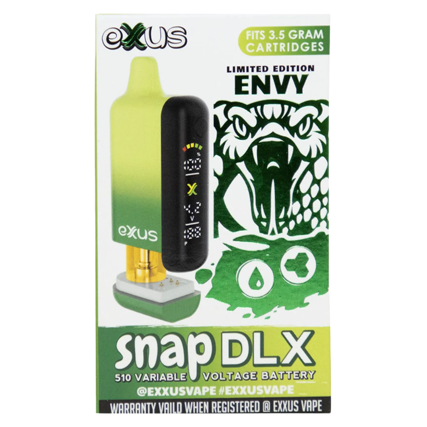 Exxus Vape Snap DLX 510 Voltage Battery