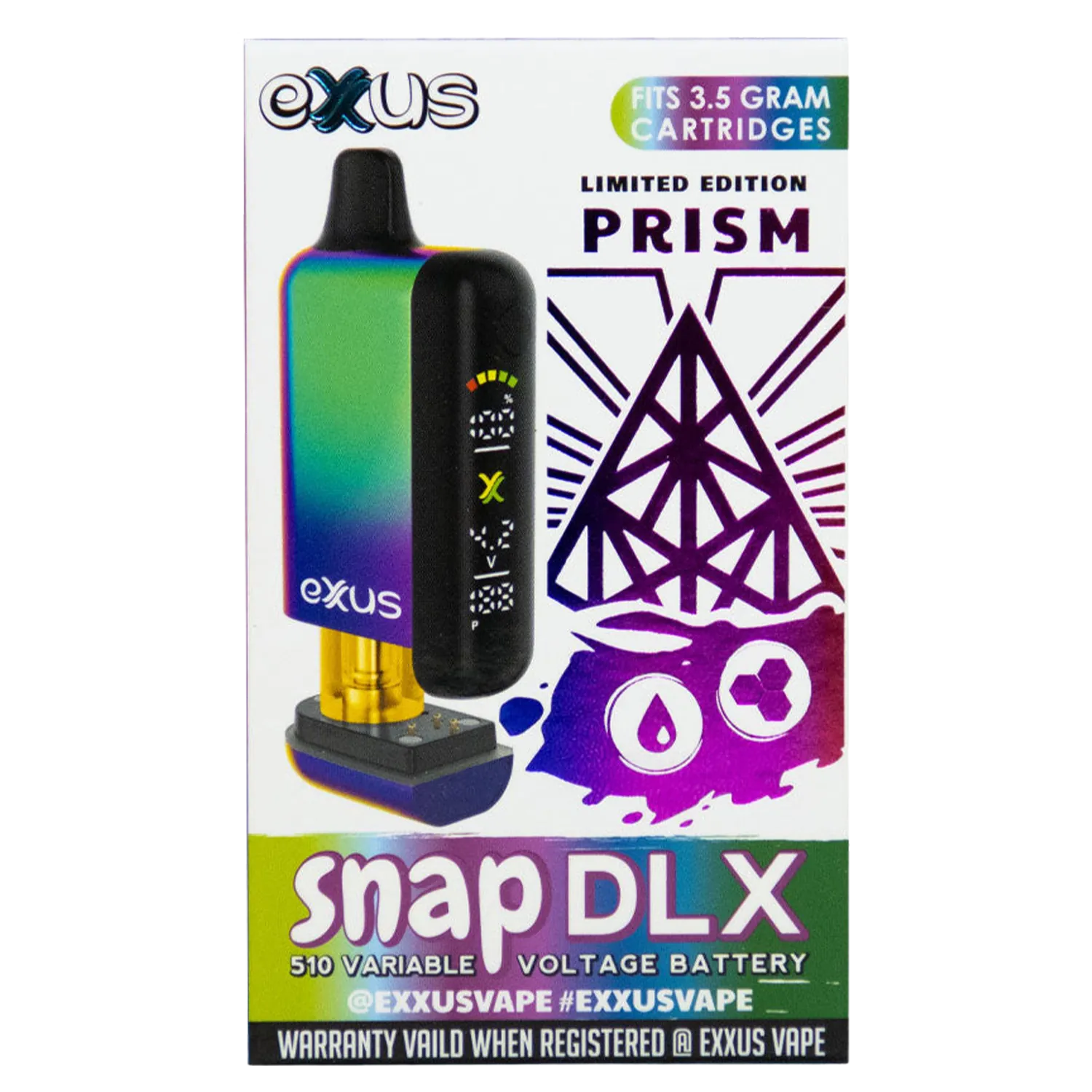 Exxus Vape Snap DLX 510 Voltage Battery