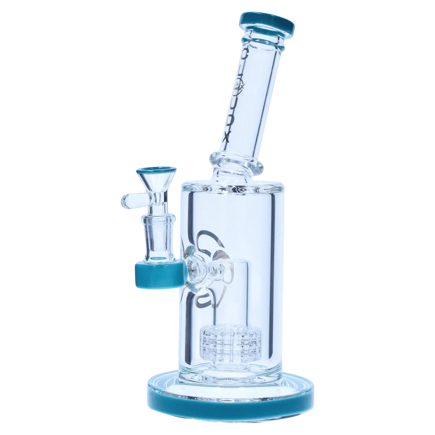 Showerhead with Coloured Accents Dual-Use Bong - Orange - 8 in.