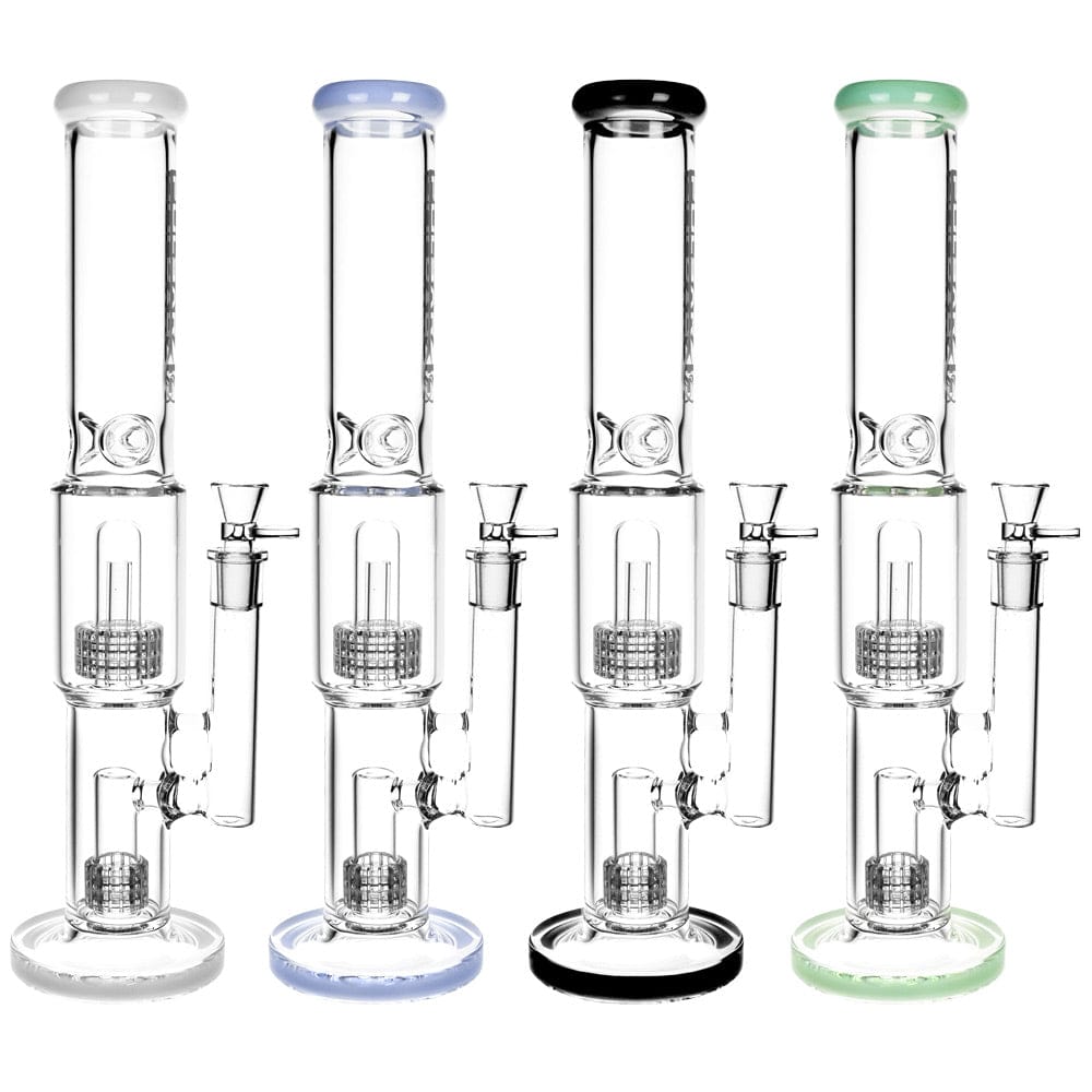 Pulsar Borosilicate Bong- 16.5" / 19mm F / Colors Vary