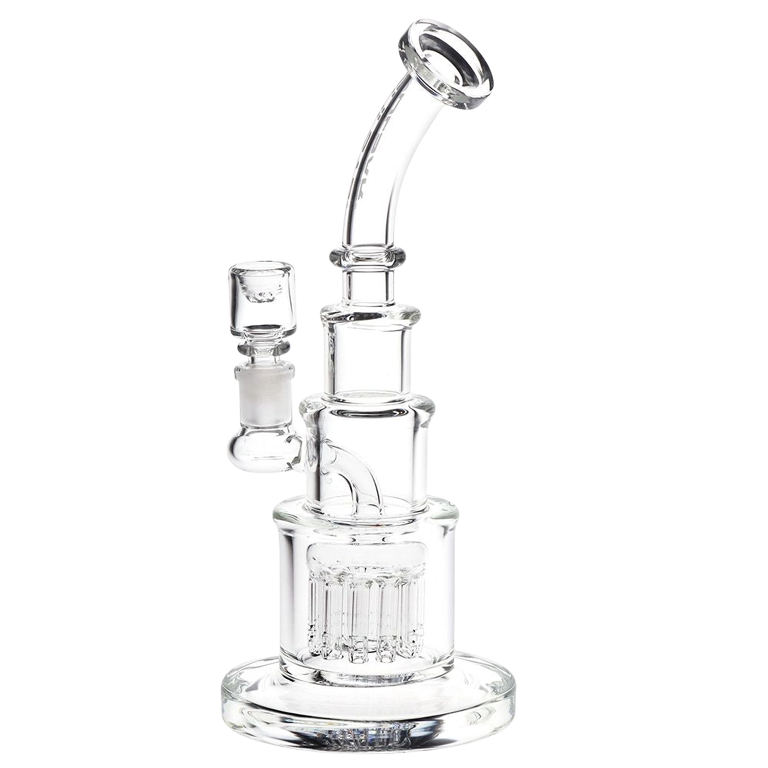 Pulsar 12 Arm Perc Chugger Glass Water Pipe - 10" / 14mm F