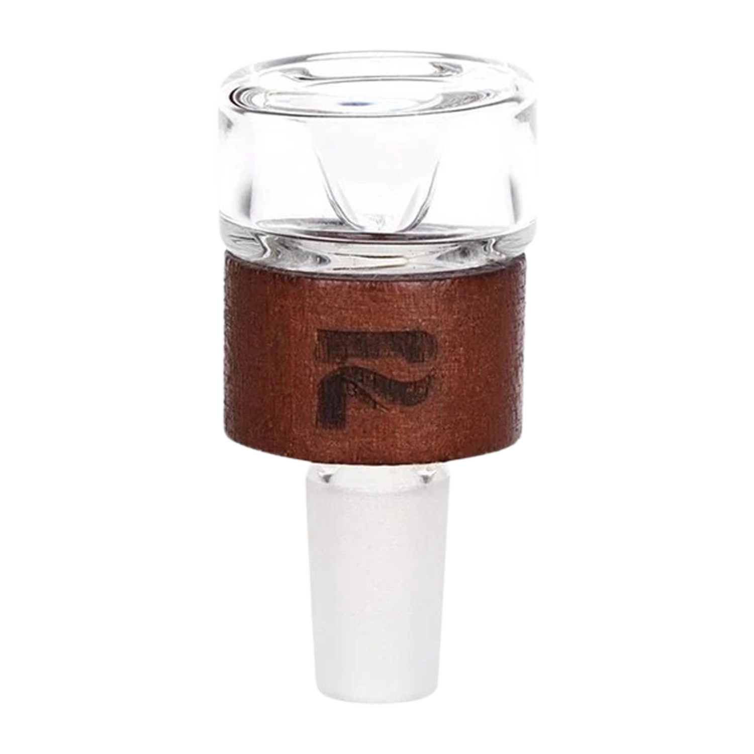 Pulsar Wood on Glass Beaker Water Pipe - 10.75" / 14mm F