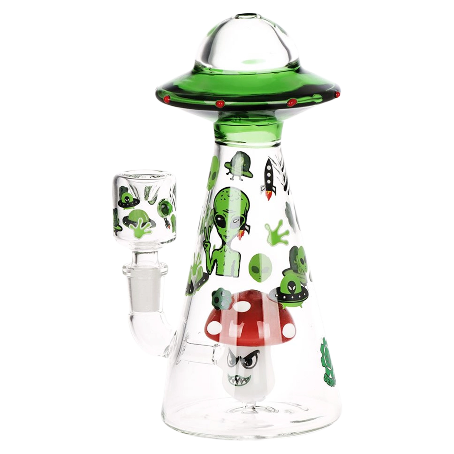 SeshGear Interstellar Trip Glass Water Pipe - 7.25" / 14mm F