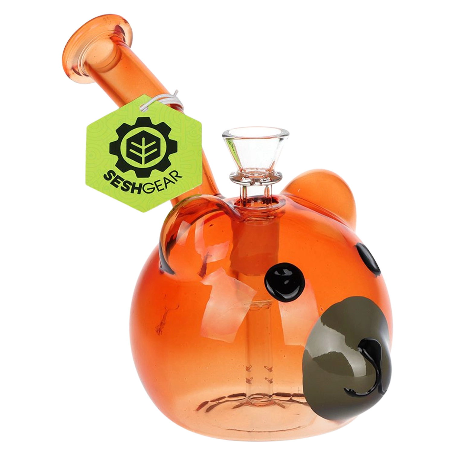 SeshGear Stoney the Bear Glass Water Pipe - 5.75" / 14mm F