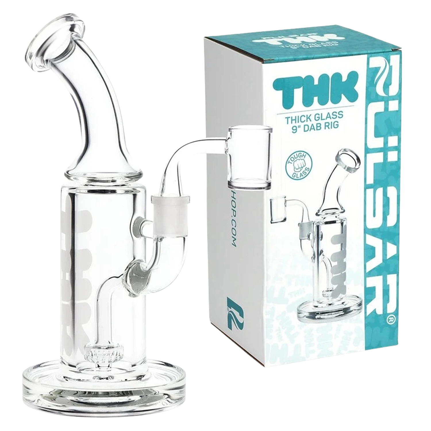 Pulsar "THK" 9mm Glass Dab Rig - 9" / 14mm F