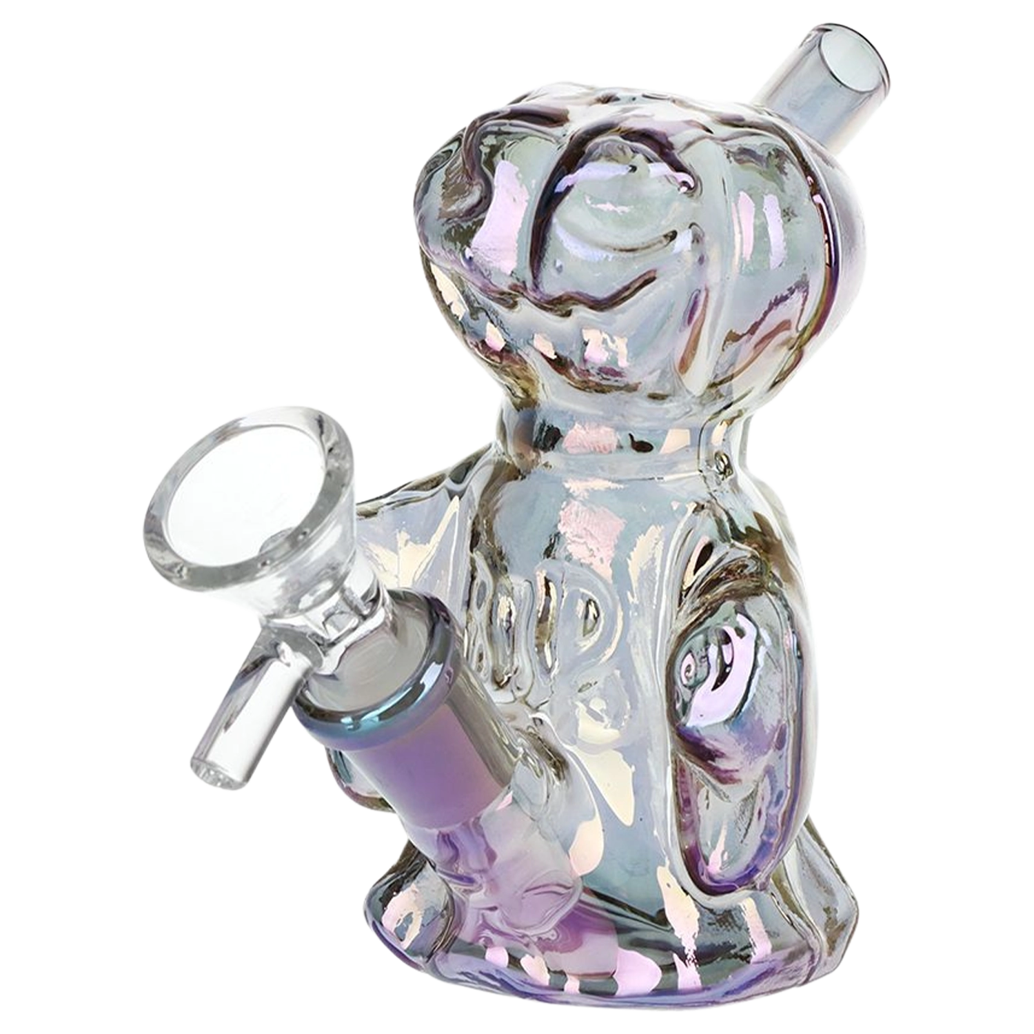 4CT BUNDLE - SeshGear Jack-O-Lantern Ghost Glass Bubbler - 4" / Assorted Colors