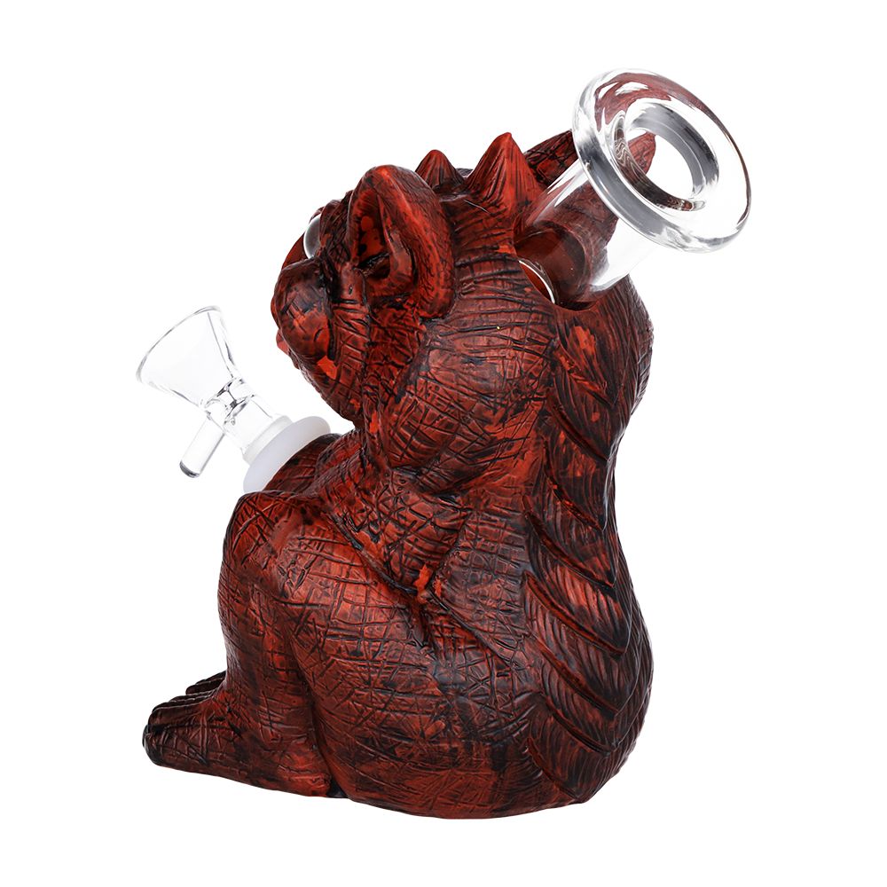 Seshgear Crazy Monster Vinyl on Glass Bong - 6.5" / 14mm F
