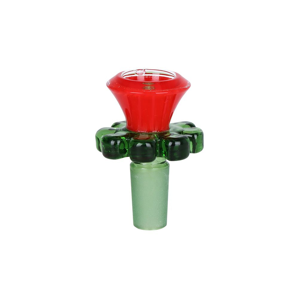 Pulsar Christmas Tree Perc Glass Straight Tube Bong - 13" / 14mm F