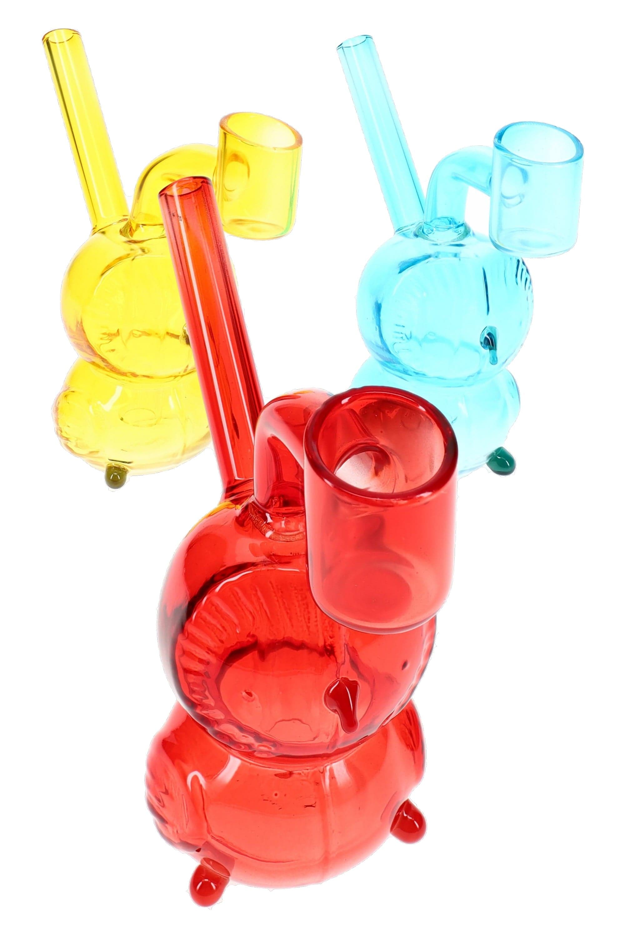 Primate Glass Glass Owl Dab Rig “Night Watch” – 4½″ – Assorted Colors
