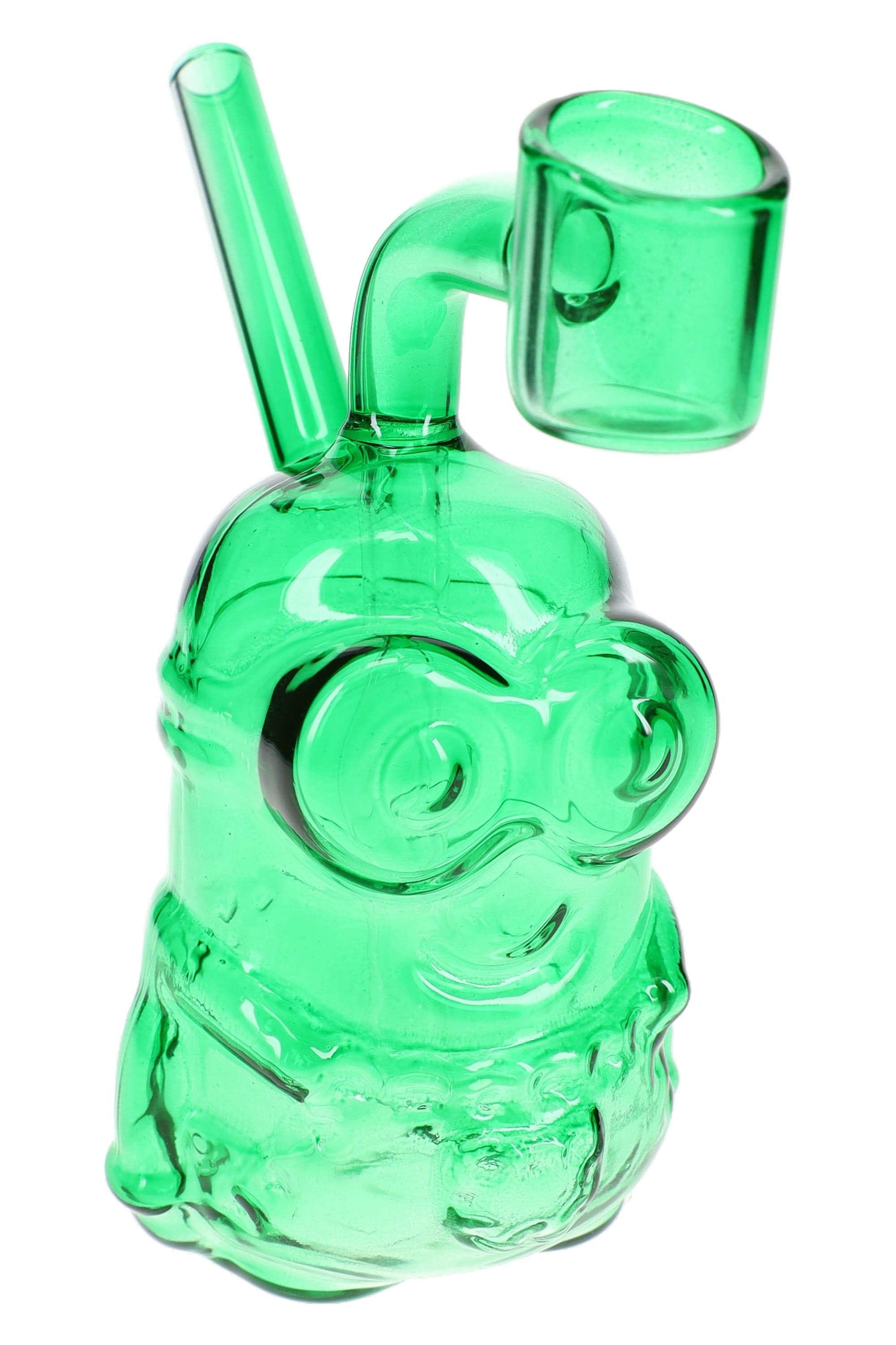 Primate Glass Glass Little Worker Dab Rig “Tiny Toiler” – 5″ – Assorted Colors