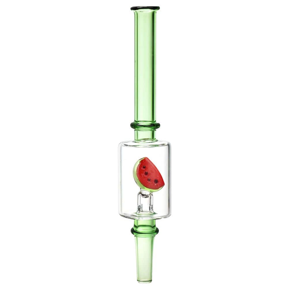Pulsar Fruit Series Watermelon Zkittles Glow In The Dark Dab Rig Kit - 8" / 14mm F