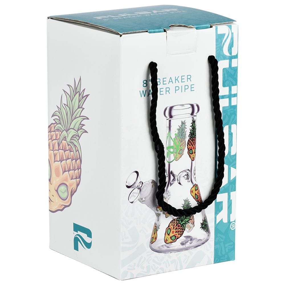 Pulsar Bong Pinealien Design Series Glass Beaker Water Pipe