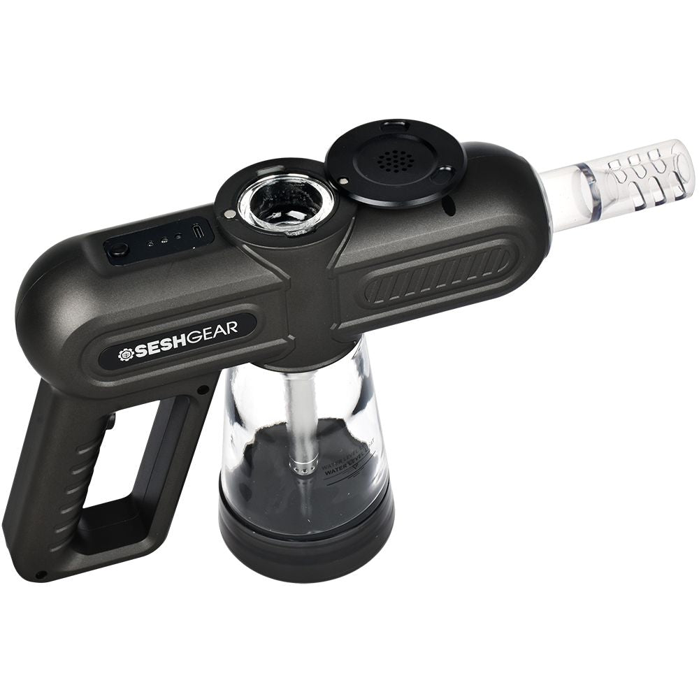 SeshGear Super Smoker Smoke Thrower Bong - 1500mAh / Black