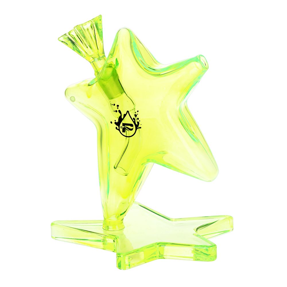 Pulsar Star Power Glass Bong - 6.5" / 14mm F / Green