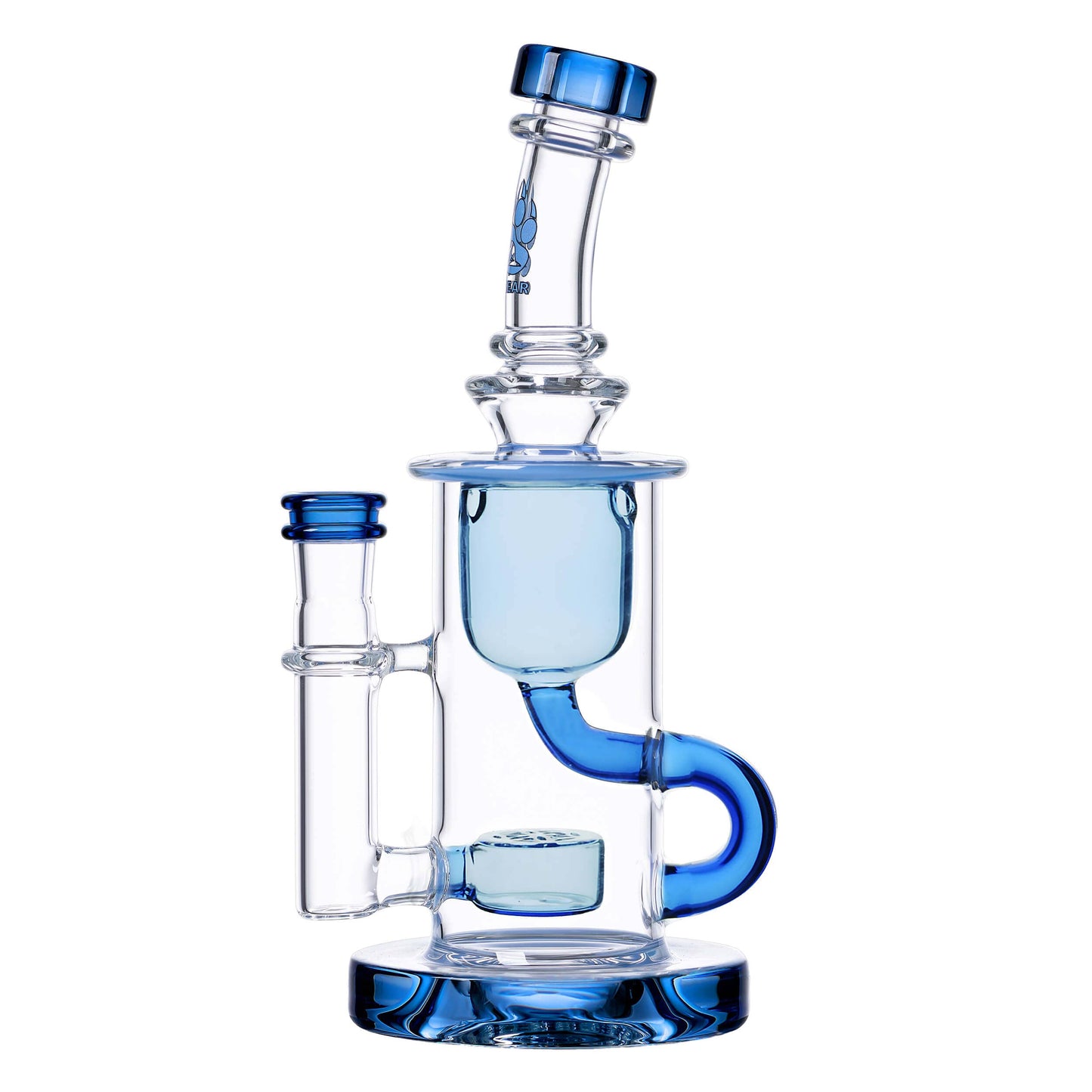 Calibear Water Pipe Violet Blue KLEIN RECYCLER
