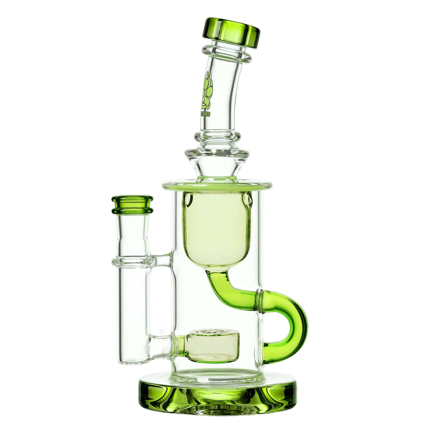 Calibear Water Pipe Lime Green KLEIN RECYCLER