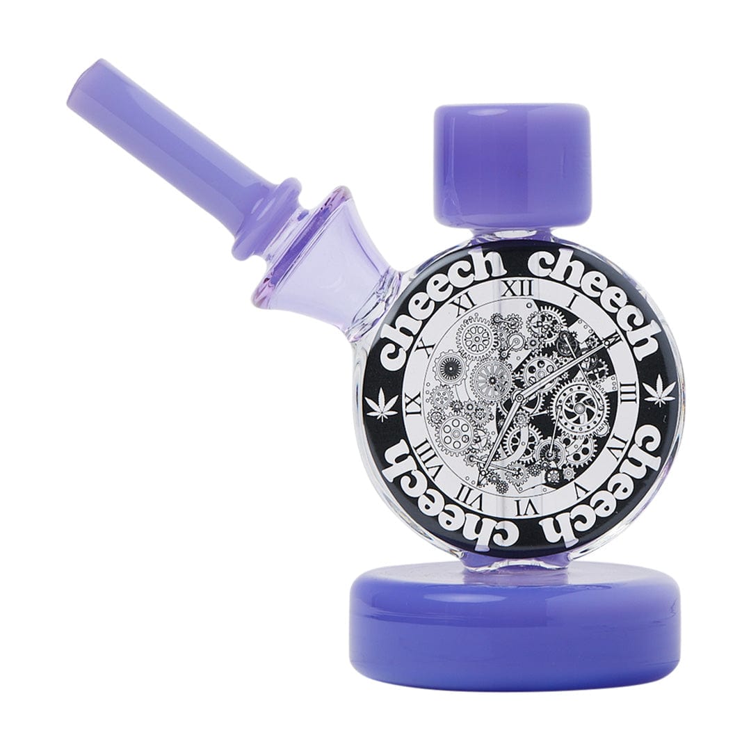 Cheech Glass Bubbler Purple 5" Clockwork Bubbler