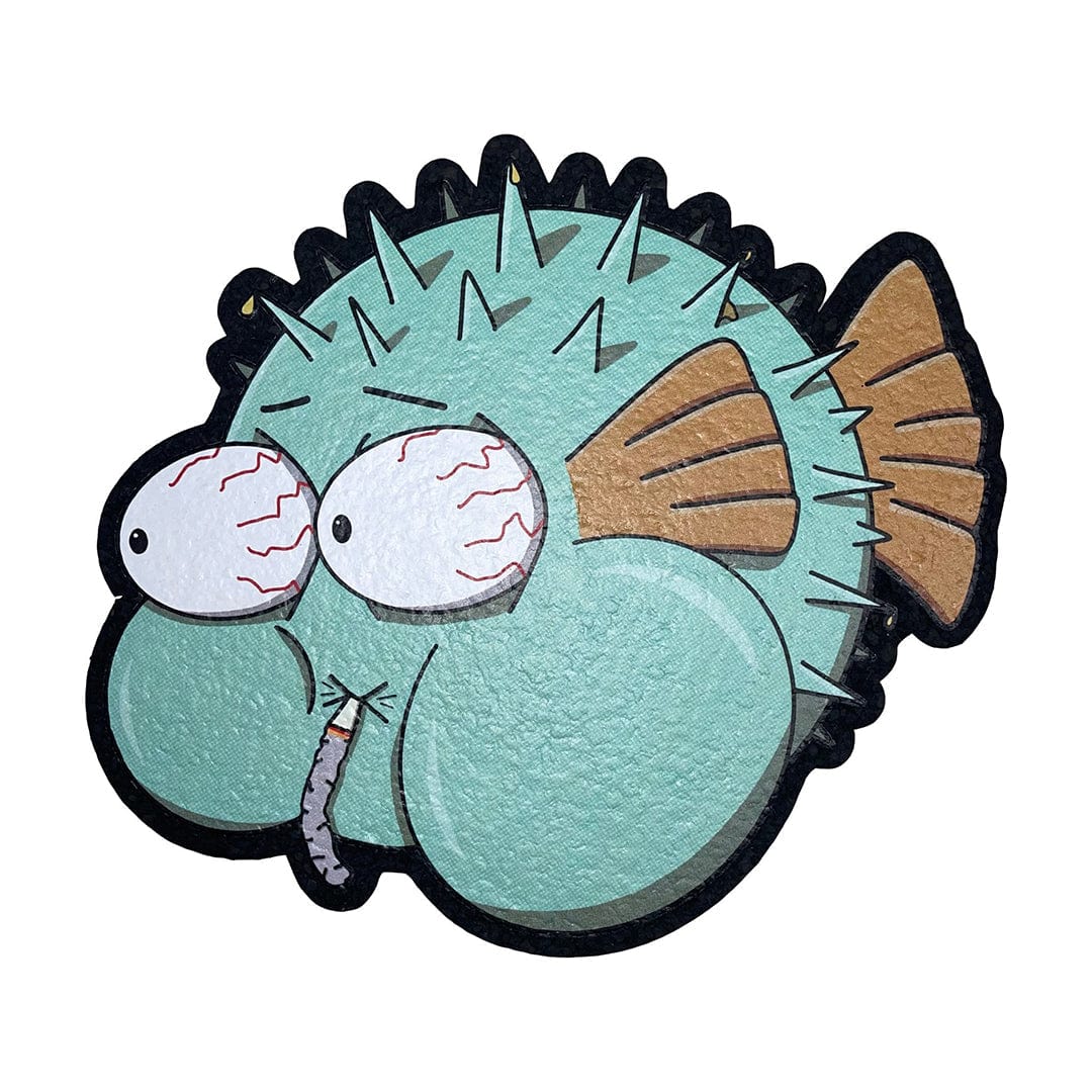 East Coasters Dab Mats Puffer Fish 10" Dab Mats