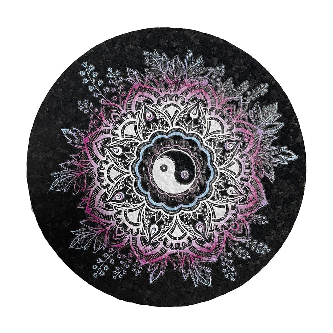 East Coasters Dab Mats Yin Yang Mandala 8" Dab Mats