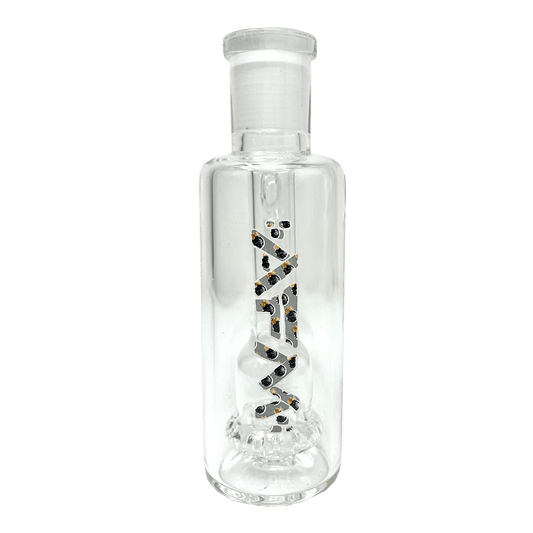 AFM Smoke Ashcatcher 14mm / 45 Degrees 4" AFM Peace From Space UFO Perc Glass Ash Catcher