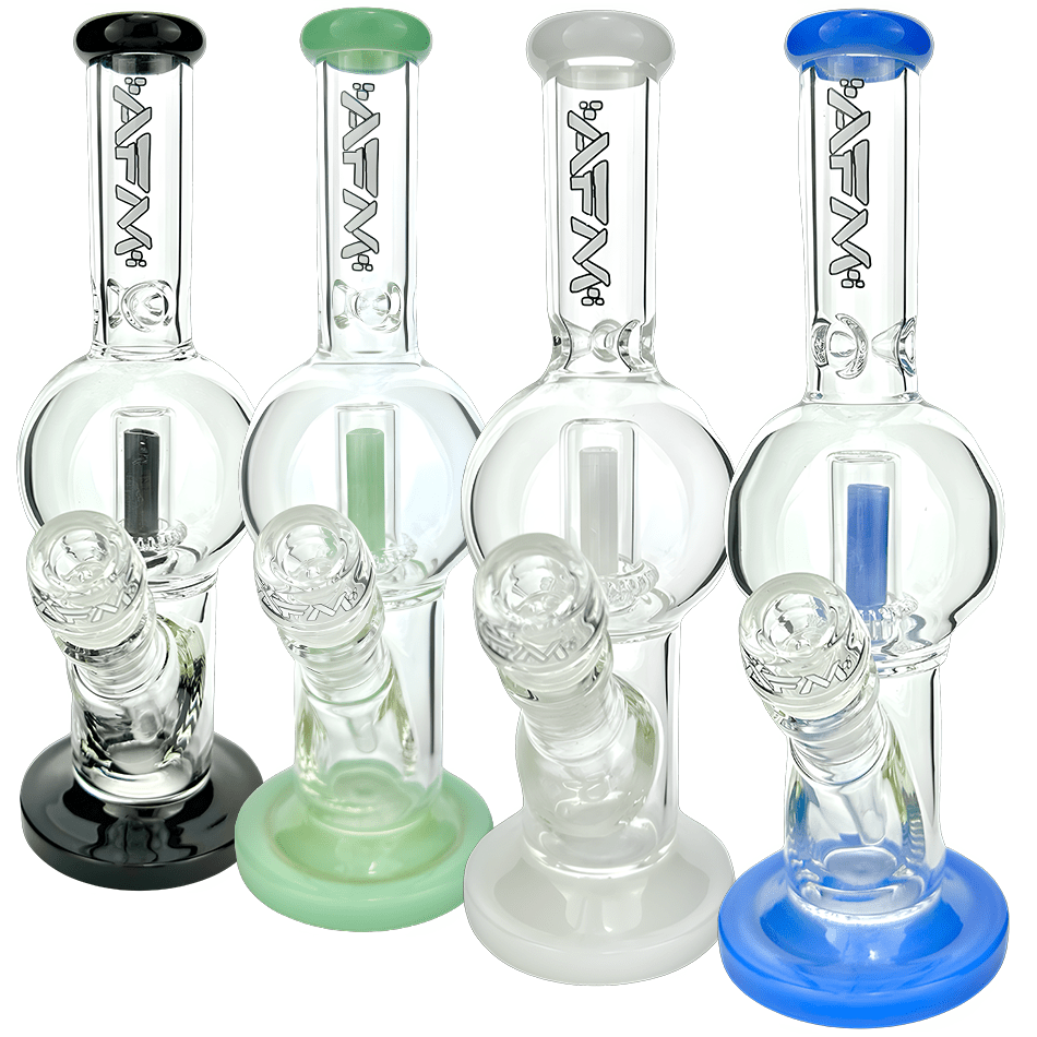 AFM Smoke Bong 10" AFM Bubble Glass Straight Tube Bong