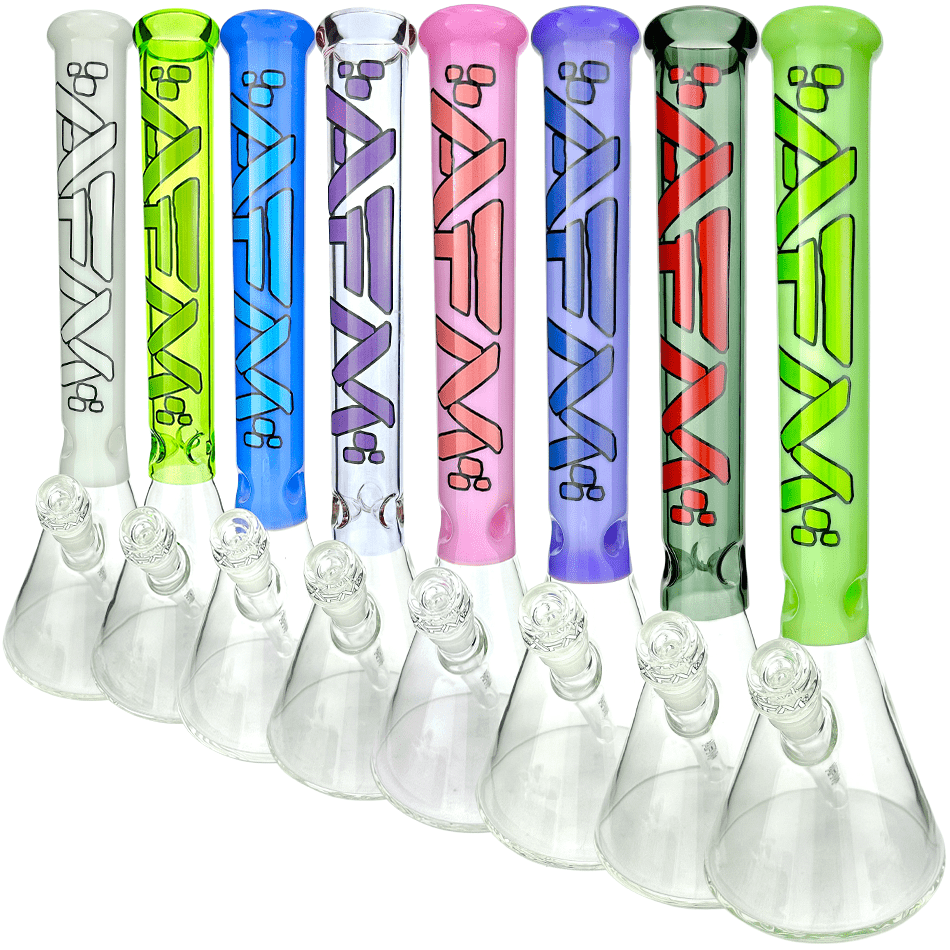 AFM Smoke Bong 16" AFM Glass Extraterrestrial Colored Glass Beaker Bong
