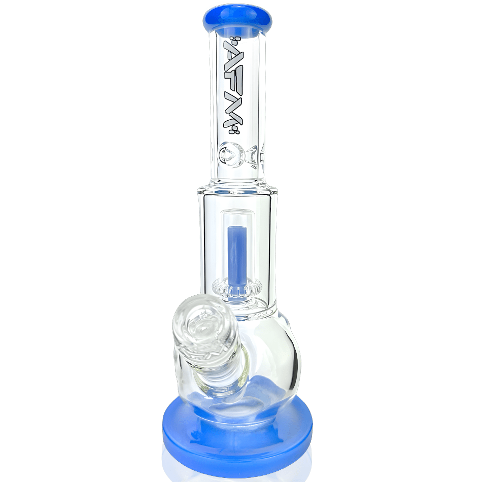 AFM Smoke Bong Jade Blue 10" AFM Bubble Bottom Clear Beaker Bong