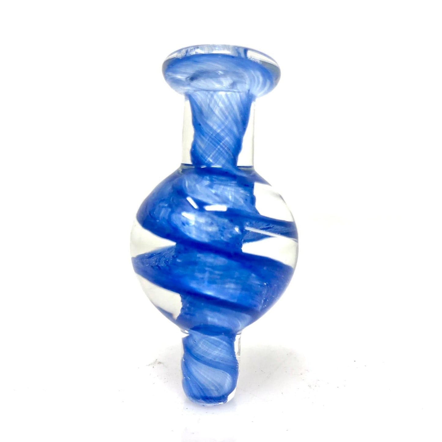 AFM Smoke Carb Cap Ink Blue Spiral Airflow Carb Cap