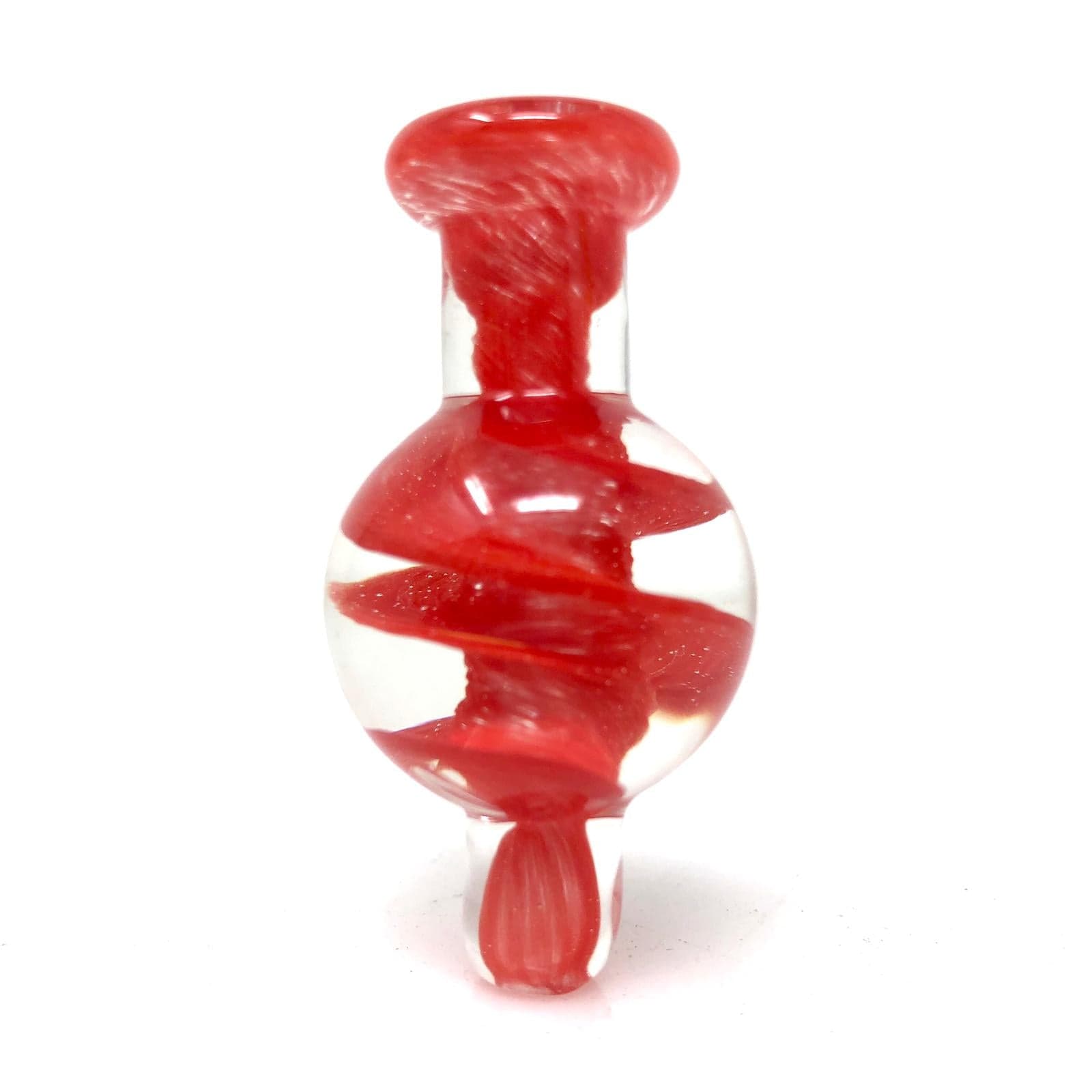 AFM Smoke Carb Cap Lip Stick Red Spiral Airflow Carb Cap