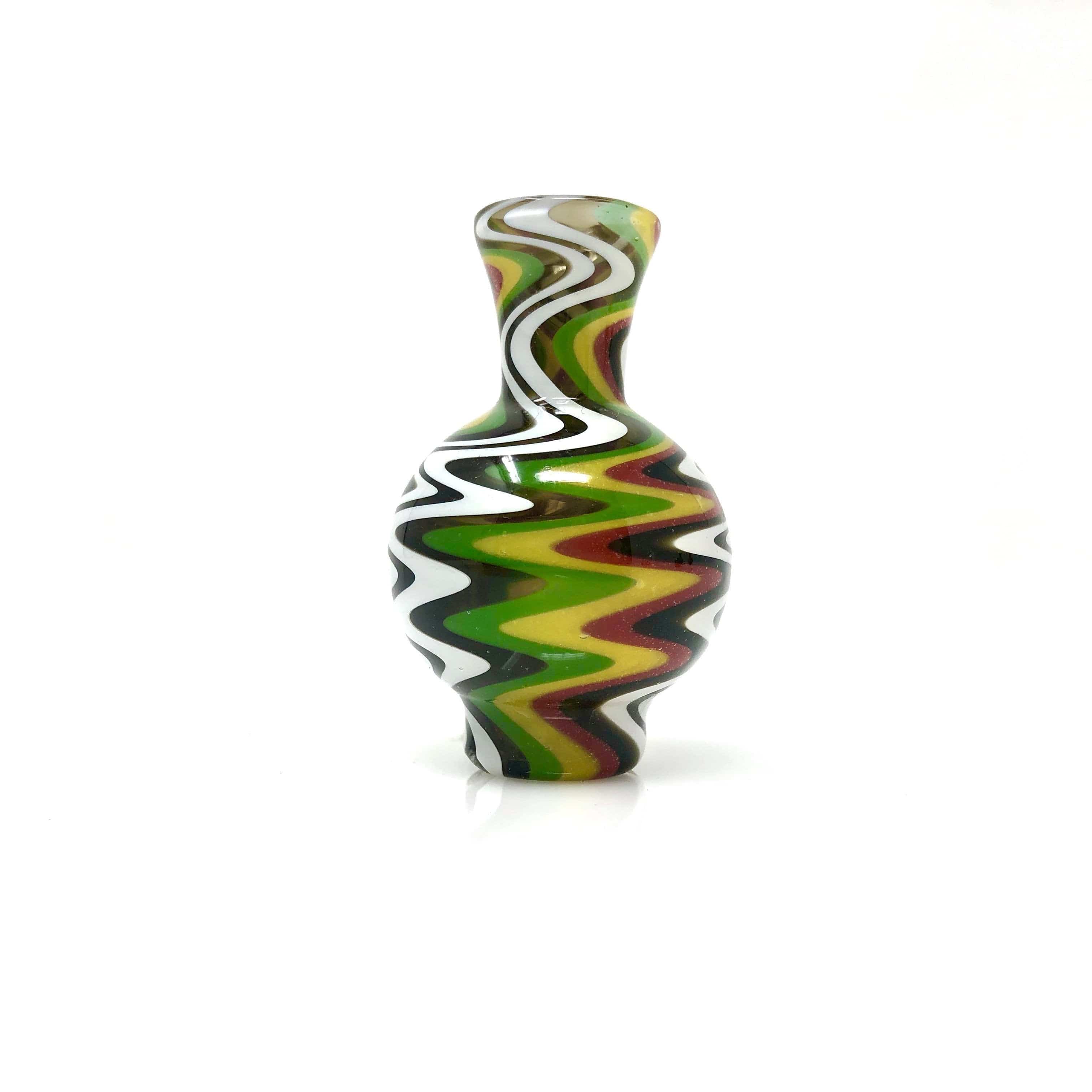 AFM Smoke Carb Cap R4 Reversal Bubble Spinner Cap + 2 Pearls