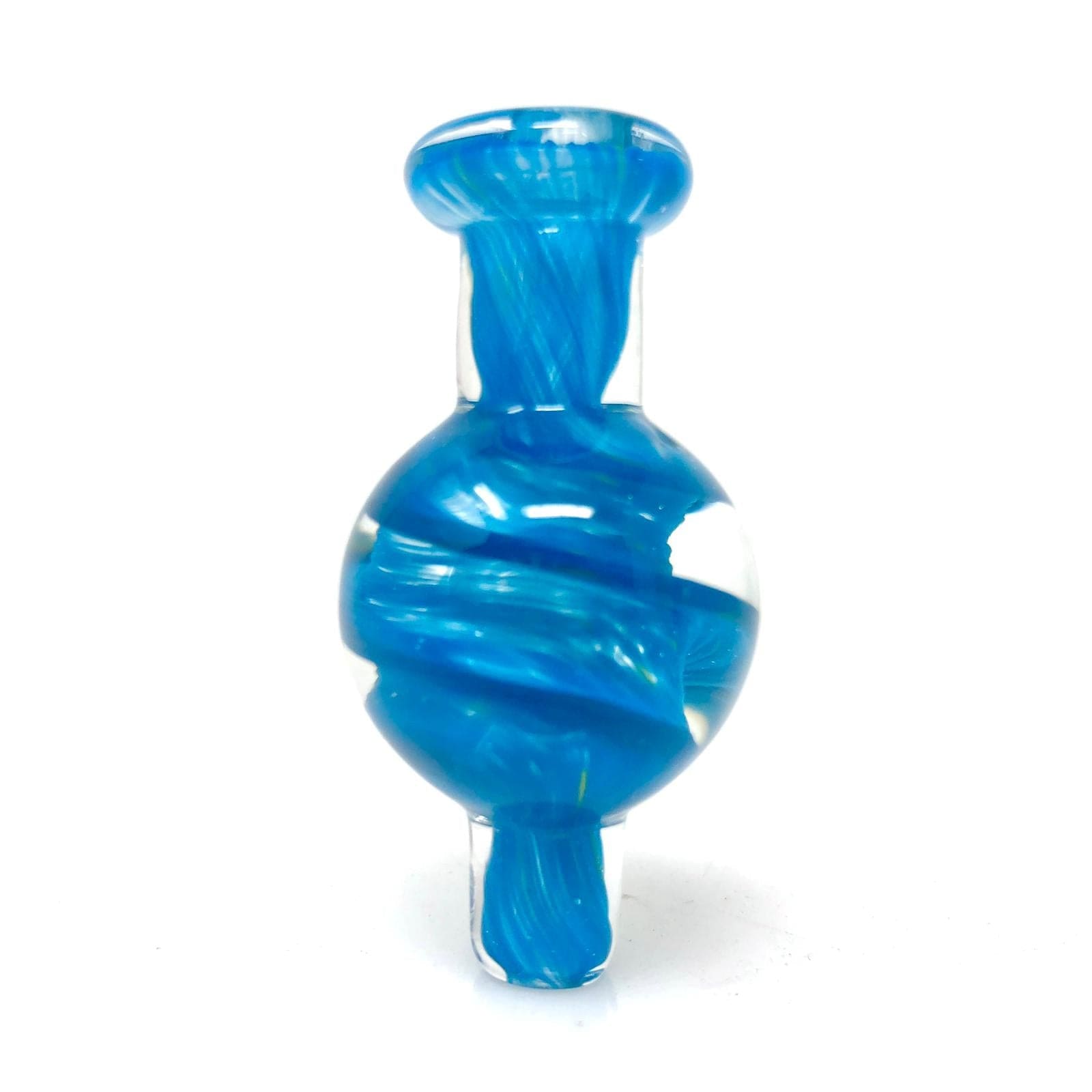 AFM Smoke Carb Cap Turquoise Spiral Airflow Carb Cap