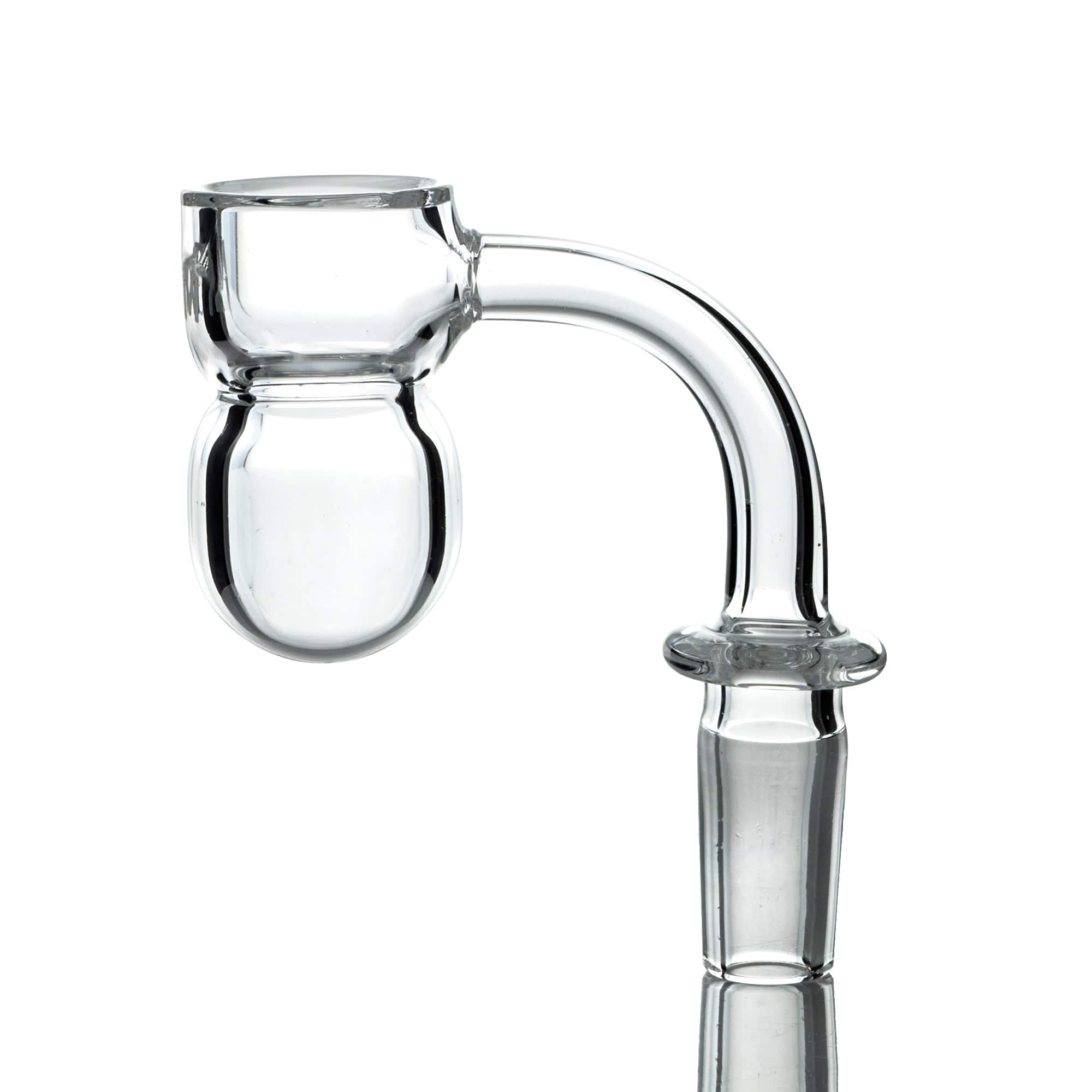 AFM Smoke Quartz Banger 10mm Male 3mm X 25mm AFM Splash Guard Round Bottom Quartz Banger