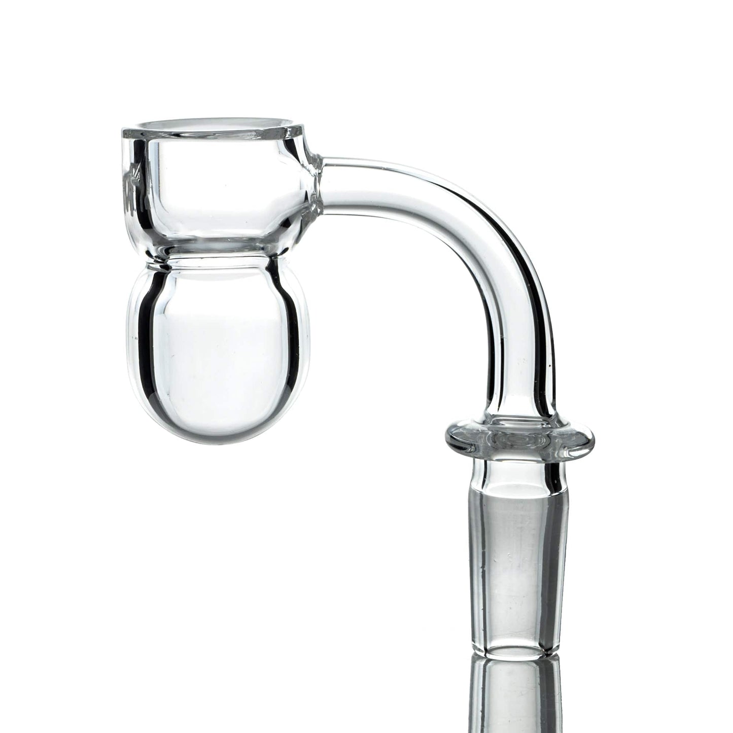 AFM Smoke Quartz Banger 10mm Male 3mm X 25mm AFM Splash Guard Round Bottom Quartz Banger