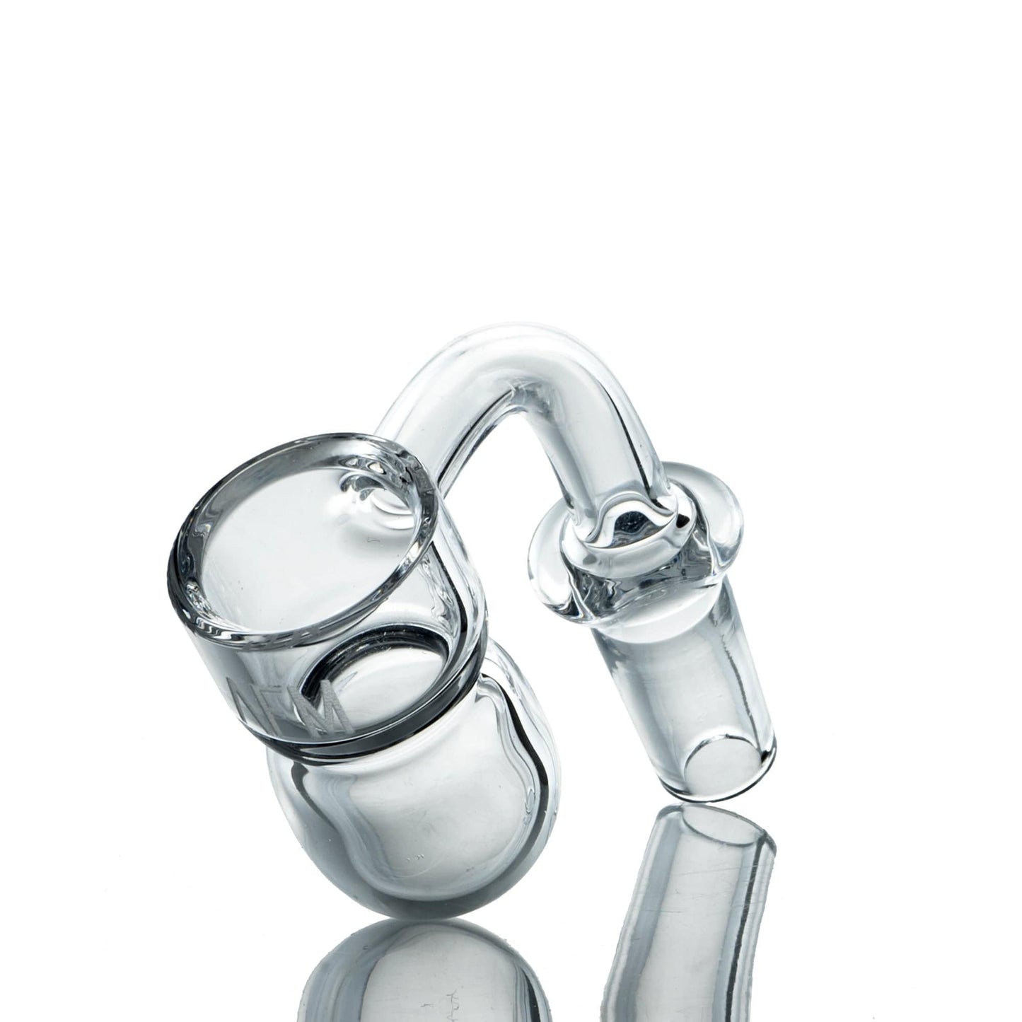 AFM Smoke Quartz Banger 3mm X 25mm AFM Splash Guard Round Bottom Quartz Banger