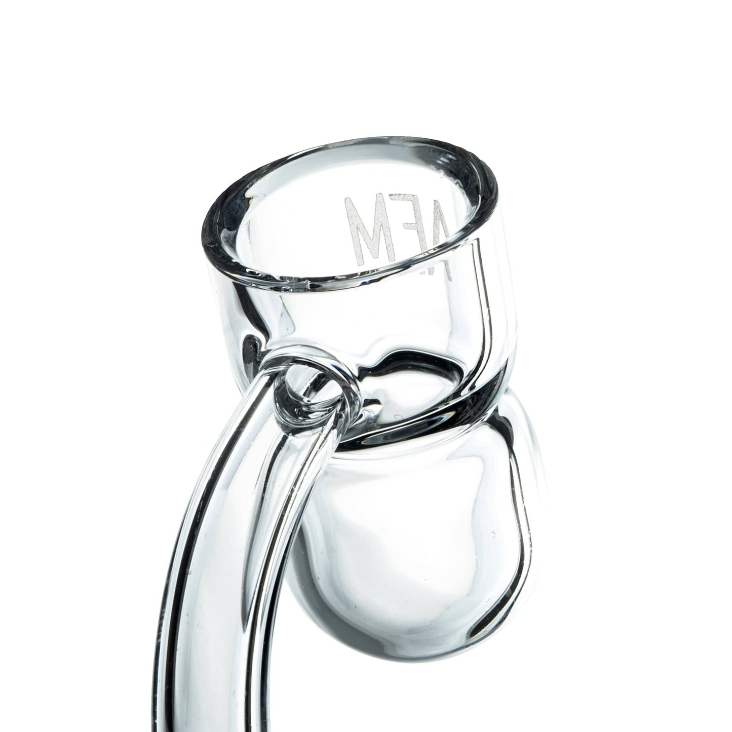 AFM Smoke Quartz Banger 3mm X 25mm AFM Splash Guard Round Bottom Quartz Banger